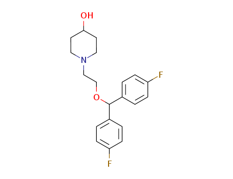 4-Piperidinol, 1-[2-[bis(4-fluorophenyl)methoxy]ethyl]-