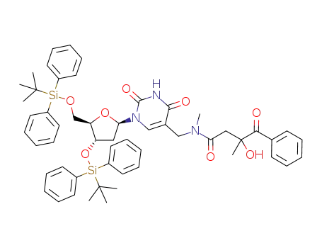 C<sub>54</sub>H<sub>63</sub>N<sub>3</sub>O<sub>8</sub>Si<sub>2</sub>