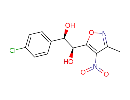 (1R,2S)-1-(4-chlorophenyl)-2-(3-methyl-4-nitro-isoxazol-5-yl)-ethane-1,2-diol