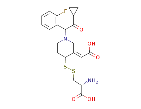 3-[[(3Z)-3-(CarboxyMethylene)-1-[2-cyclopropyl-1-(2-fluorophenyl)-2-oxoethyl]-4-piperidinyl]dithio]-L-alanine
