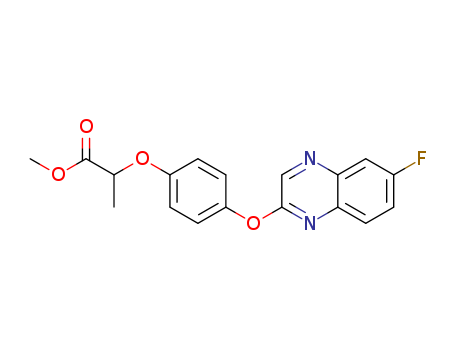 Propanoic acid,2-[4-[(6-fluoro-2-quinoxalinyl)oxy]phenoxy]-, methyl ester