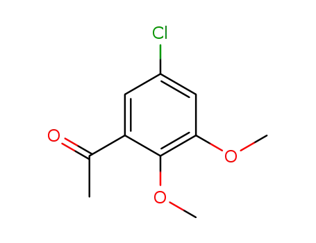 Molecular Structure of 117052-19-4 ((5''-CHLORO-2'',3''-DIMETHOXY)ACETOPHENONE)