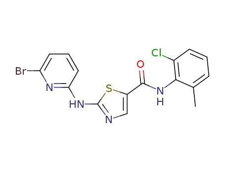 5-Thiazolecarboxamide,
2-[(6-bromo-2-pyridinyl)amino]-N-(2-chloro-6-methylphenyl)-
