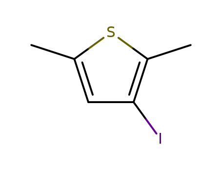 3-iodo-2,5-dimethyl-thiophene cas  40197-02-2
