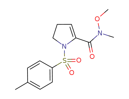 N-methoxy-N-methyl-1-tosyl-4,5-dihydro-1H-pyrrole-2-carboxamide
