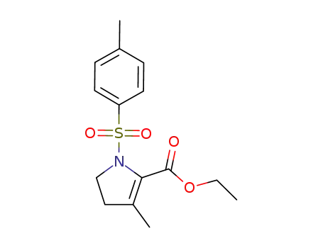 Molecular Structure of 1188476-68-7 (ethyl 3-methyl-1-tosyl-4,5-dihydro-1H-pyrrole-2-carboxylate)