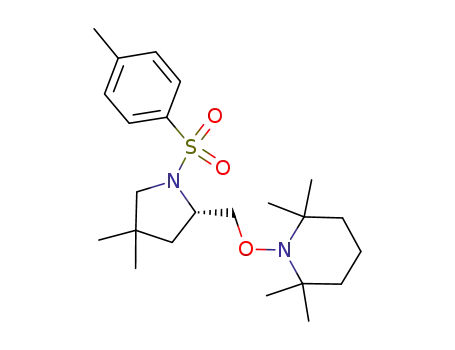 1-[4,4-dimethyl-1-(toluene-4-sulfonyl)-pyrrolidin-2-ylmethoxy]-2,2,6,6-tetramethyl-piperidine
