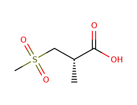 Propanoic acid, 2-methyl-3-(methylsulfonyl)-, (S)-