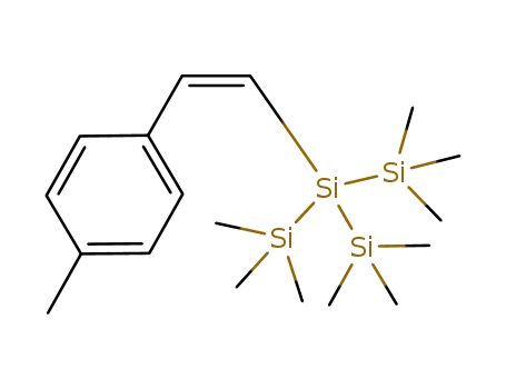 (Z)-1-(1,1,1,3,3,3-hexamethyl-2-(trimethylsilyl)trisilan)-2-(4-methyl)benzene