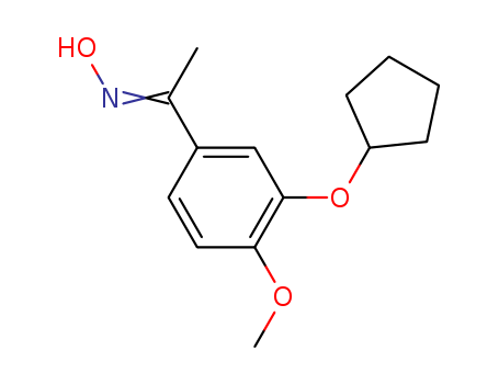 Ethanone,1-[3-(cyclopentyloxy)-4-methoxyphenyl]-,oxime