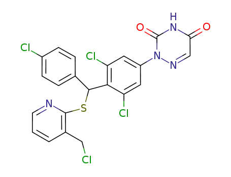 C<sub>22</sub>H<sub>14</sub>Cl<sub>4</sub>N<sub>4</sub>O<sub>2</sub>S