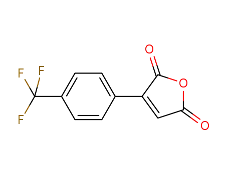 Molecular Structure of 659729-88-1 (2,5-Furandione, 3-[4-(trifluoromethyl)phenyl]-)