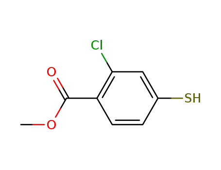 Benzoic acid, 2-chloro-4-mercapto-, methyl ester