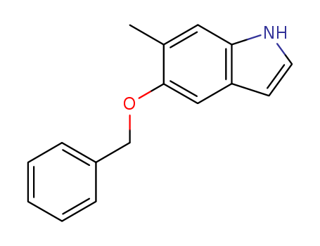 5-BENZYLOXY-6-METHYL INDOLE