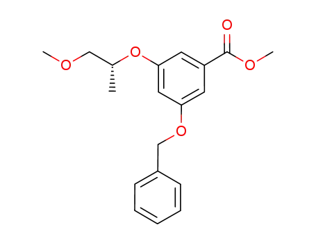 Benzoic acid, 3-[(1R)-2-methoxy-1-methylethoxy]-5-(phenylmethoxy)-,
methyl ester