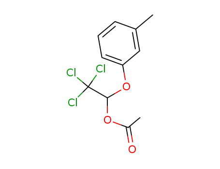 Ethanol, 2,2,2-trichloro-1-(3-methylphenoxy)-, acetate