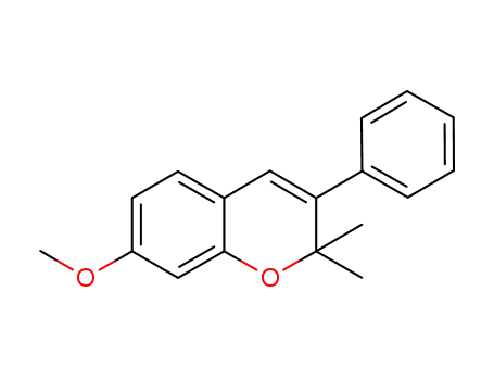 Molecular Structure of 213844-39-4 (7-methoxy-2,2-dimethy-3-phenyl-2H-chromene)