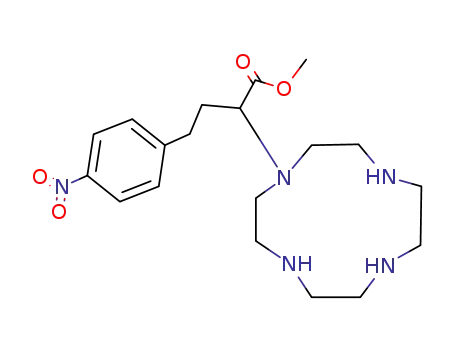 1,4,7,10-tetraaza-1-N-(1-carbomethoxy-3-(4-nitrophenyl)propyl)cyclododecane