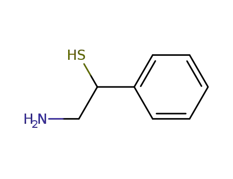 Molecular Structure of 934-14-5 (Benzenemethanethiol,  -alpha--(aminomethyl)-)