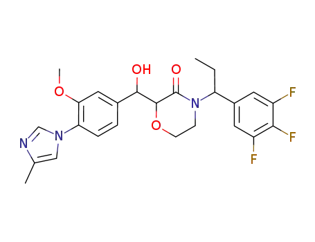 C<sub>25</sub>H<sub>26</sub>F<sub>3</sub>N<sub>3</sub>O<sub>4</sub>