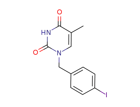 5-methyl-1-(4-iodobenzyl)-1H-pyrimidine-2,4-dione