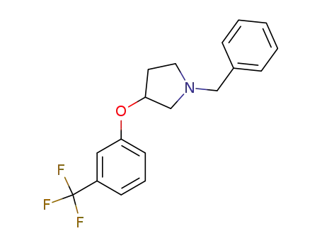 1-BENZYL-3-[(A, A, A-TRIFLUORO-M-TOLYL) OXY]-피 롤리 딘