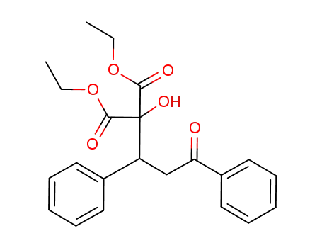 diethyl 2-hydroxy-2-(3-oxo-1,3-diphenylpropyl)malonate