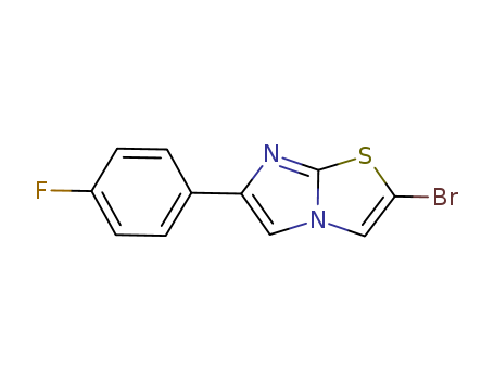 2-Bromo-6-(4-fluoro-phenyl)-imidazo[2,1-b]thiazole