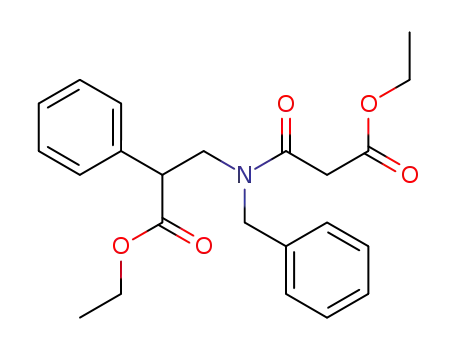3-[benzyl-(2-ethoxycarbonyl-acetyl)-amino]-2-phenyl-propionic acid ethyl ester