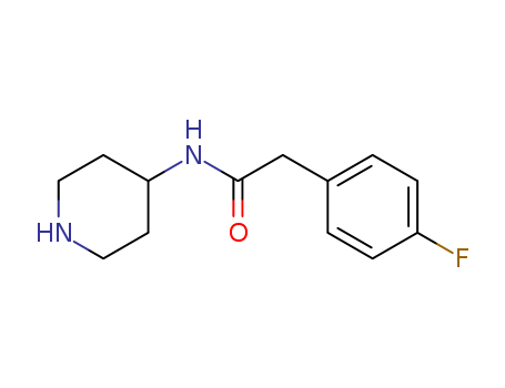 4-fluoro-N-4-piperidinylbenzeneacetamide