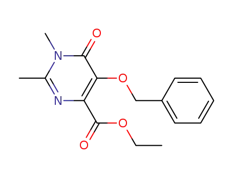 2,3-dimethyl-5-benzyloxy-6-carboxy-4-pyrimidinone ethyl ester