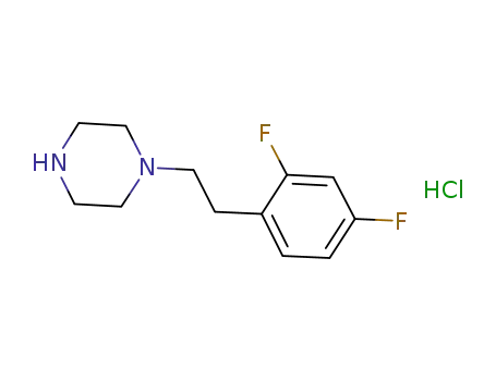 1-(2,4-difiuorophenethyl)piperazine hydrochloride