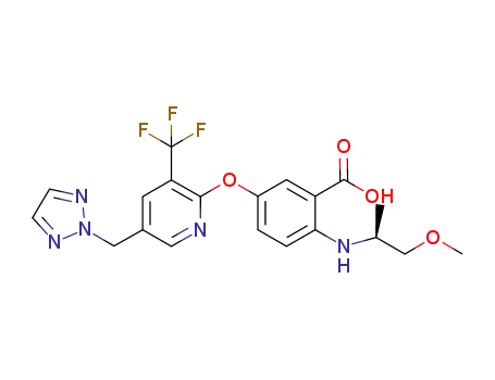 C<sub>20</sub>H<sub>20</sub>F<sub>3</sub>N<sub>5</sub>O<sub>4</sub>