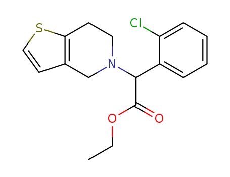Thieno[3,2-c]pyridine-5(4H)-acetic acid, α-(2-chlorophenyl)-6,7-dihydro-, ethyl ester