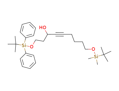 2,2,15,15,16,16-hexamethyl-3,3-diphenyl-4,14-dioxa-3,15-disilaheptadec-8-yn-7-ol