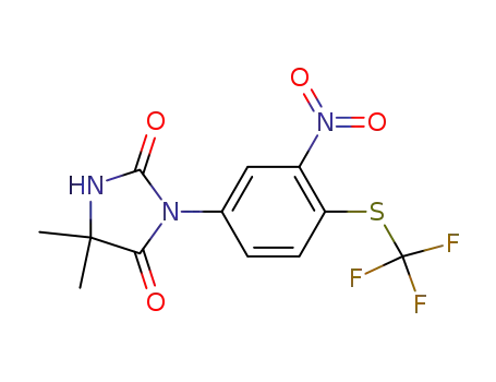 5,5-dimethyl-3-{3-nitro-4-[(trifluoromethyl)thio]phenyl}imidazolidine-2,4-dione