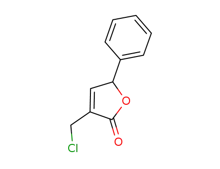 Molecular Structure of 1083055-92-8 (3-chloromethyl-5-phenyl-2(5H)-furanone)