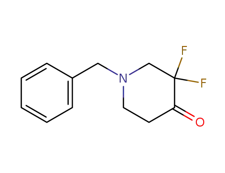 Molecular Structure of 1039741-54-2 (1-Benzyl-3,3-difluoropiperidin-4-one)
