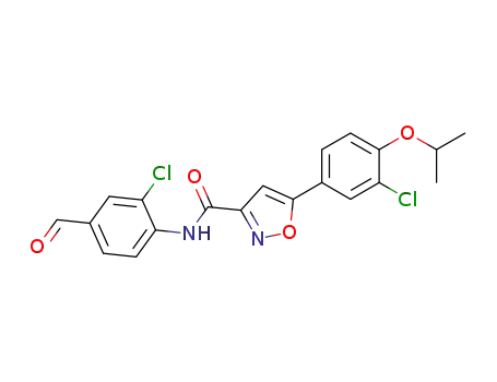 N-(2-chloro-4-formylphenyl)-5-(3-chloro-4-isopropoxyphenyl)-isoxazole-3-carboxamide