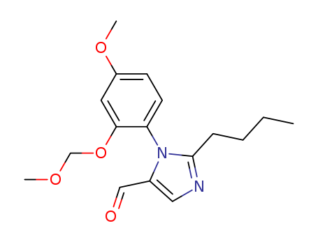 1H-Imidazole-5-carboxaldehyde, 2-butyl-1-[4-methoxy-2-(methoxymethoxy)phenyl]-
