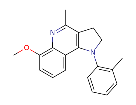 1H-Pyrrolo[3,2-c]quinoline,2,3-dihydro-6-methoxy-4-methyl-1-(2-methylphenyl)-