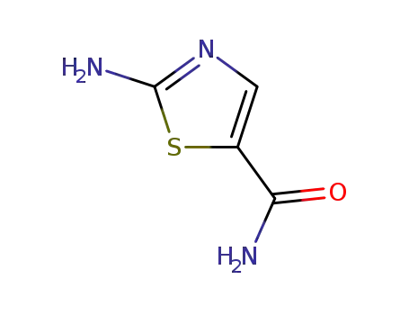 Molecular Structure of 52499-04-4 (5-Thiazolecarboxamide,2-amino-(9CI))