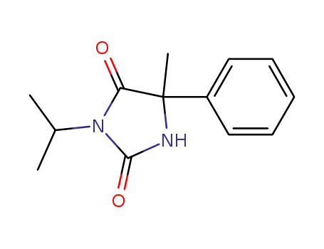 Molecular Structure of 1059185-93-1 (3-isopropyl-5-methyl-5-phenylimidazolidine-2,4-dione)