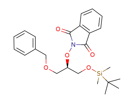 (R)-2-[1-benzyloxymethyl-2-(tert-butyldimethylsilanyloxy)ethoxy]isoindole-1,3-dione