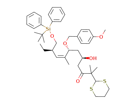 C<sub>43</sub>H<sub>60</sub>O<sub>5</sub>S<sub>2</sub>Si