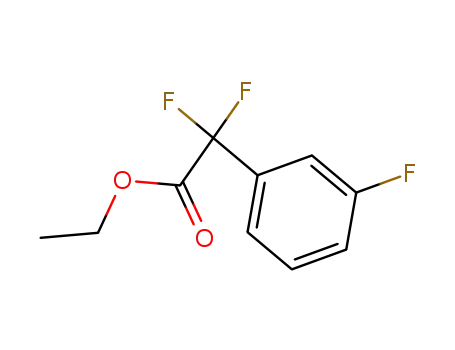 Molecular Structure of 698378-81-3 (Ethyl 2,2-difluoro-2-(3-fluorophenyl)acetate)