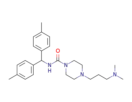 1-Piperazinecarboxamide,
N-[bis(4-methylphenyl)methyl]-4-[3-(dimethylamino)propyl]-