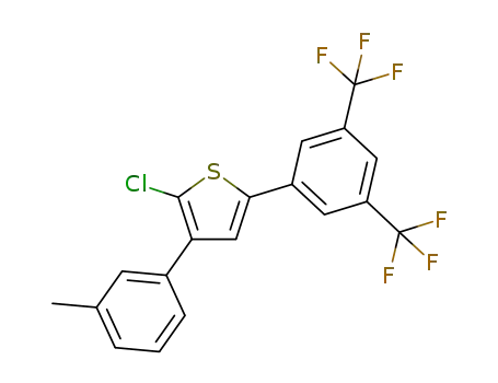 5-(3,5-bis(trifluoromethyl)phenyl)-2-chloro-3-(m-tolyl)thiophene