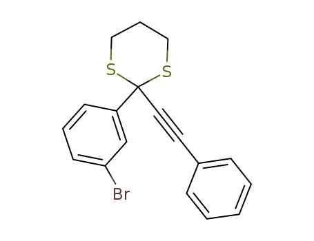 2-(3-bromophenyl)-2-(phenylethynyl)-1,3-dithiane