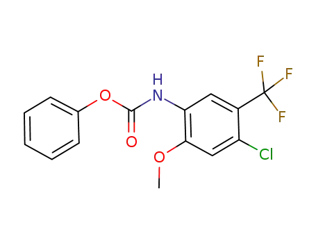 phenyl 4-chloro-2-methoxy-5-(trifluoromethyl)phenylcarbamate